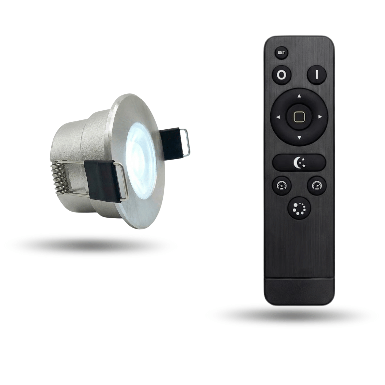 Begaman PRO Mini | Mini Silver Recessed 3W Dimmable Spot Kit | LED + 5m Cable, 6500K Daylight