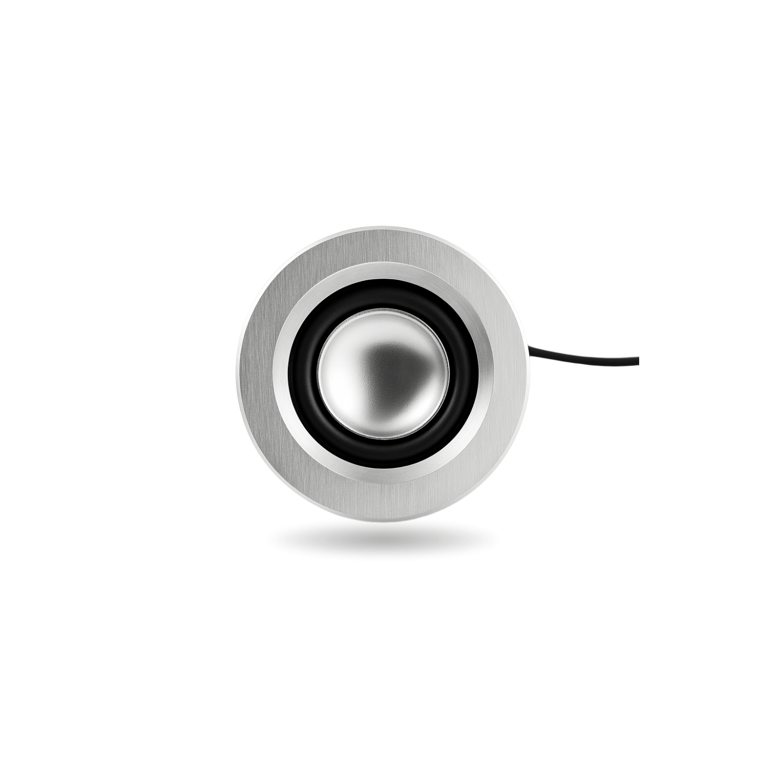 Begaman SMART Audio | Silver 4 Ohm 3W Mini Recessed Bluetooth Speaker Kit + 3m Cable + 36W Driver + EU Plug + Junction Box