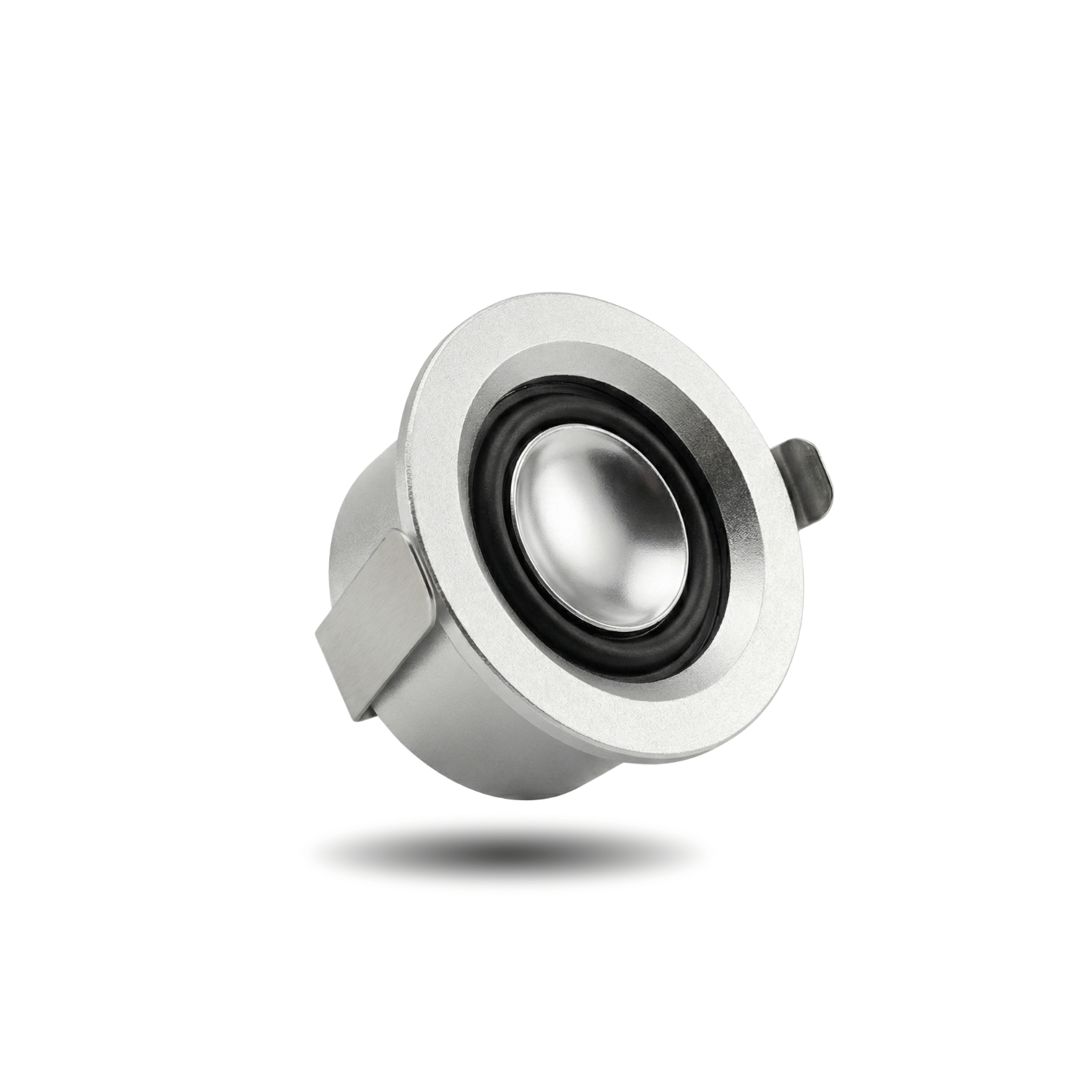 Begaman SMART Audio | Silver 4 Ohm 3W Mini Recessed Bluetooth Speaker Kit + 3m Cable + 36W Driver + EU Plug + Junction Box