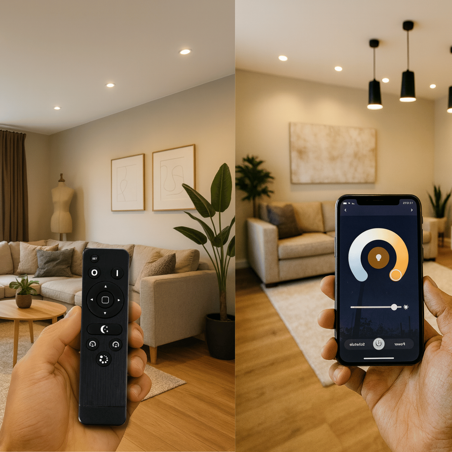 Begaman SMART CCT | Silver Recessed 3W Spot Kit | LED + 5m Cable, CCT 2700–6000K