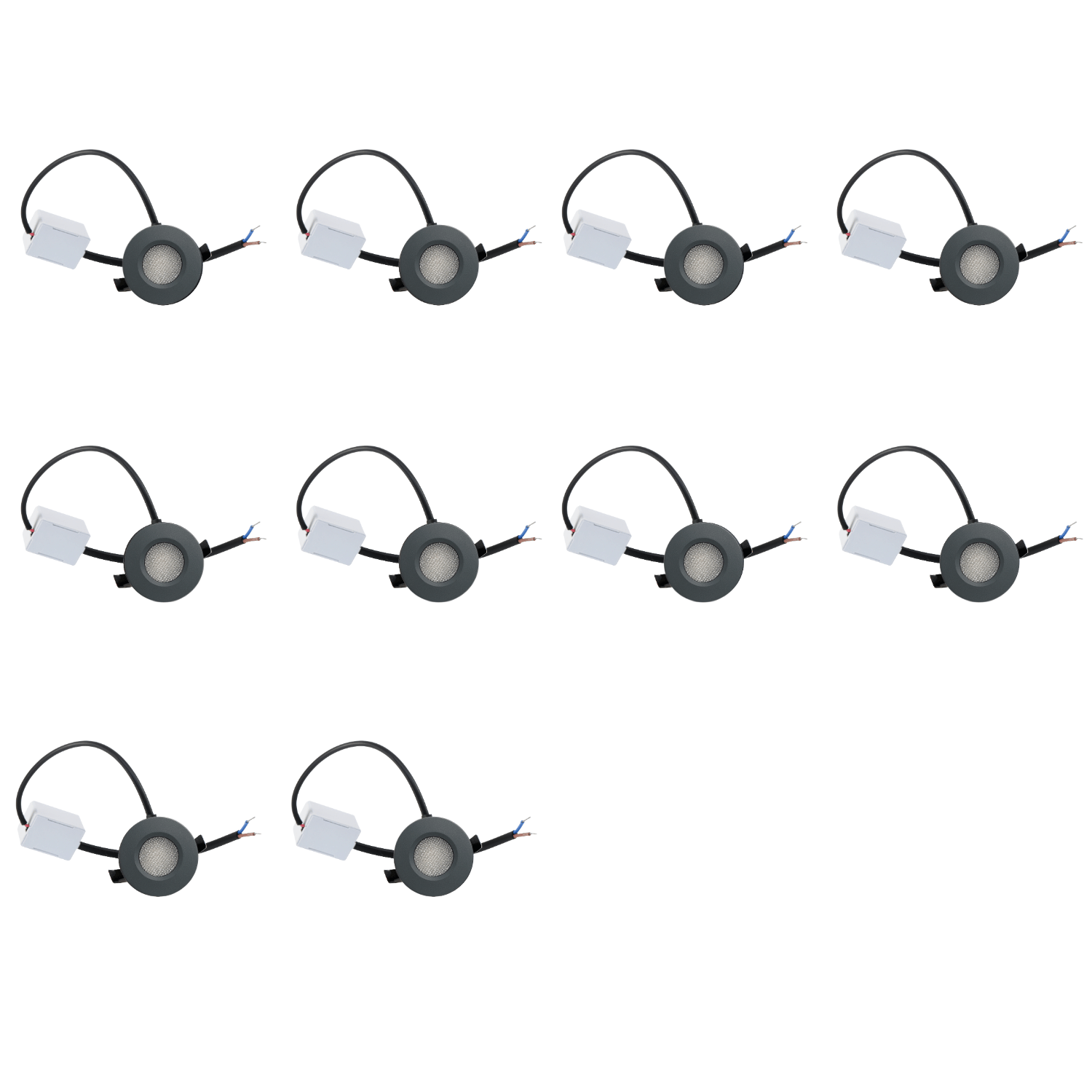Spot Kit Begaman ONE Porch | Grey Recessed 1W Spot Kit | LED + 20cm Cable + Dri