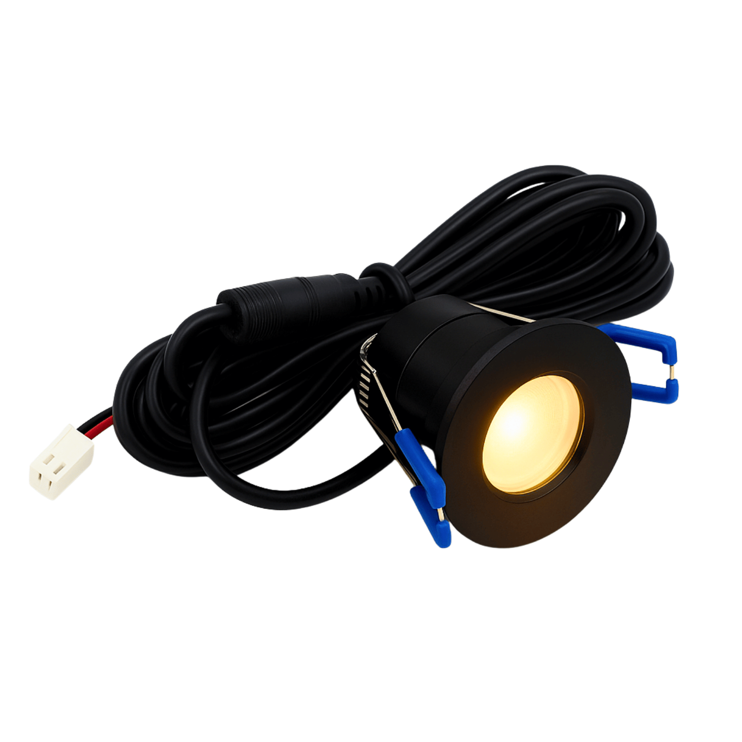Begaman PRO Dim | Black Recessed 3W Spot Kit | LED + 5m Cable, 2700K Warm White